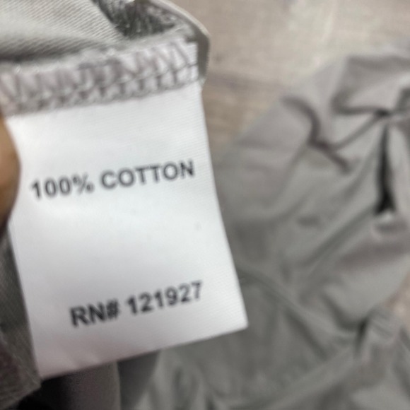 Johnnie-O Shirt Mens 2XL Gray Hooded Long Sleeve TPC Piper Glen Golf Pocket Tee - Picture 8 of 11